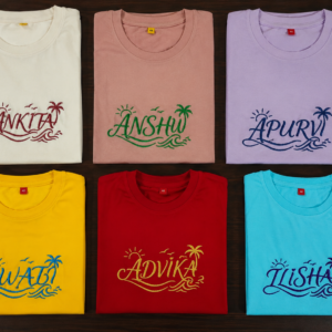 Custom Round Neck T-shirts